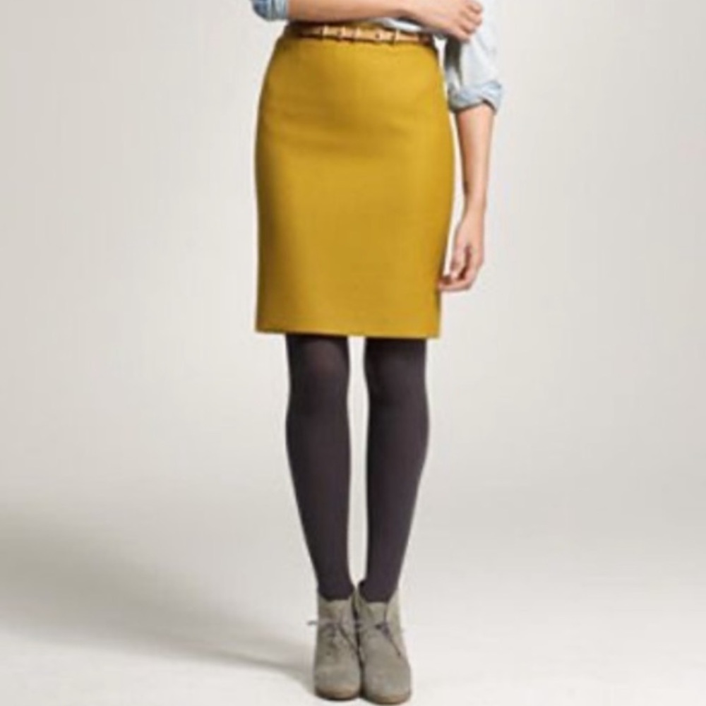 ISO!! J. Crew WHITE LABEL No. 2 Pencil Skirt 14